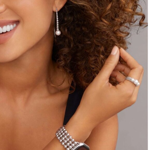 Luna Caviar Pearl Ring from Lagos Size 7 - Picture 5 of 14